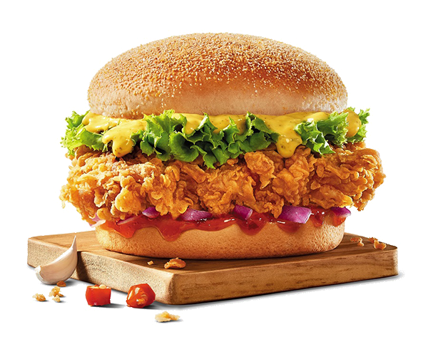 Crispy Fried Chicken Burger